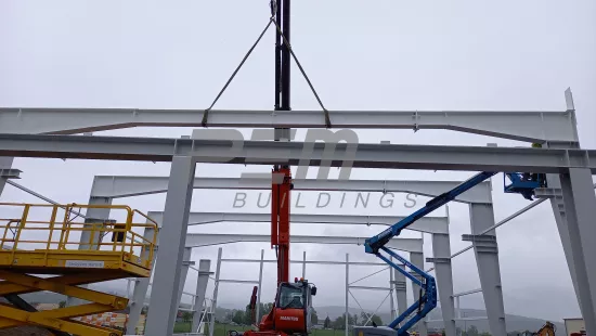 CONTI engineering - Montáž oceľovej konštrukcie