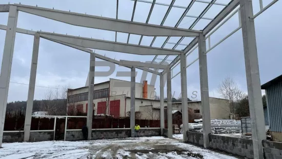 BOSP Bardejov - Montáž podkonštrukcií