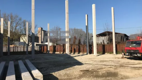 BOSP Bardejov - Montáž prefa stĺpov