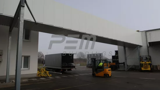 M. Preymesser logistika - Opláštenie prepojovacieho mosta