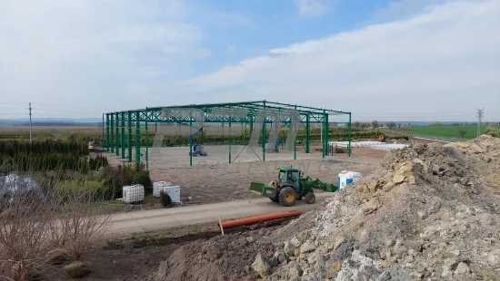 Agarden rostliny - Finalizácia oceľovej konštrukcie