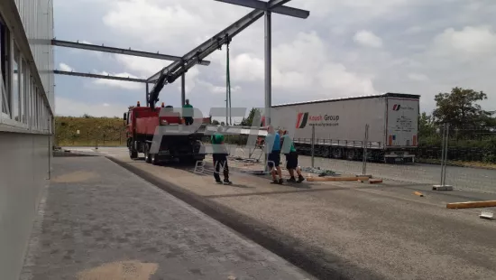 Montáž oceľovej konštrukcie - MPL Preymesser